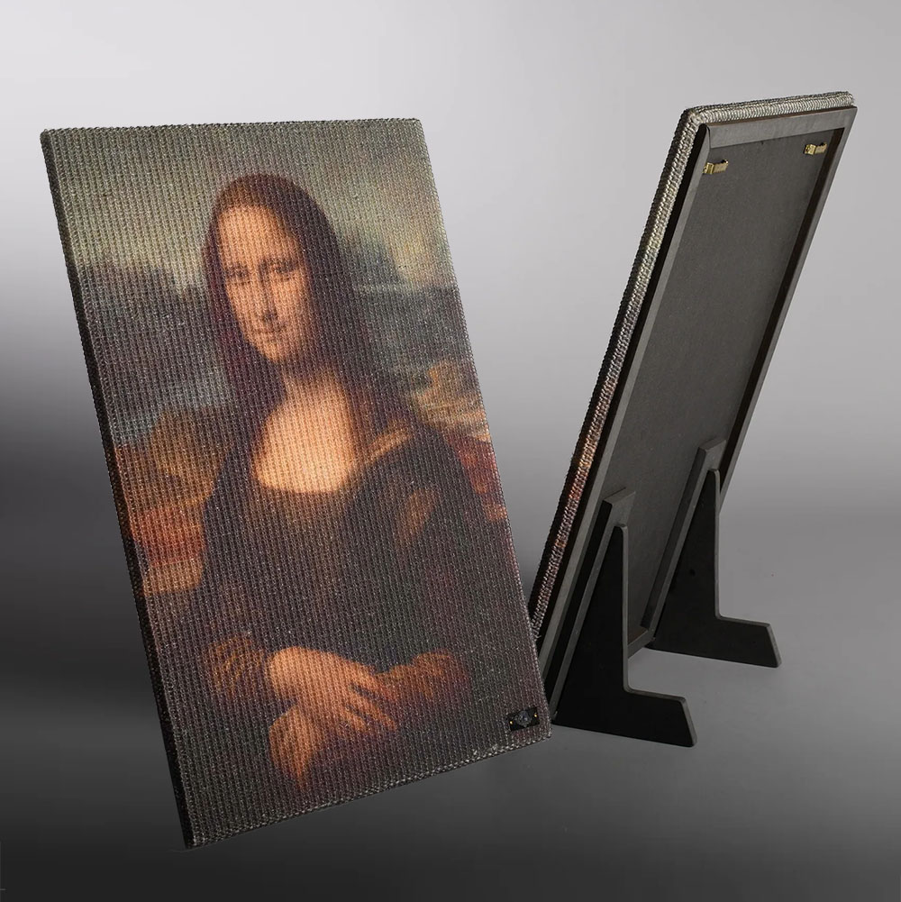 mona lisa cat scratcher front and back