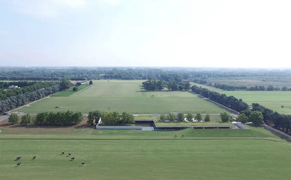 Figueras polo stables aerial shot