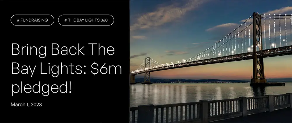 SF Bay Bridge Lights 360