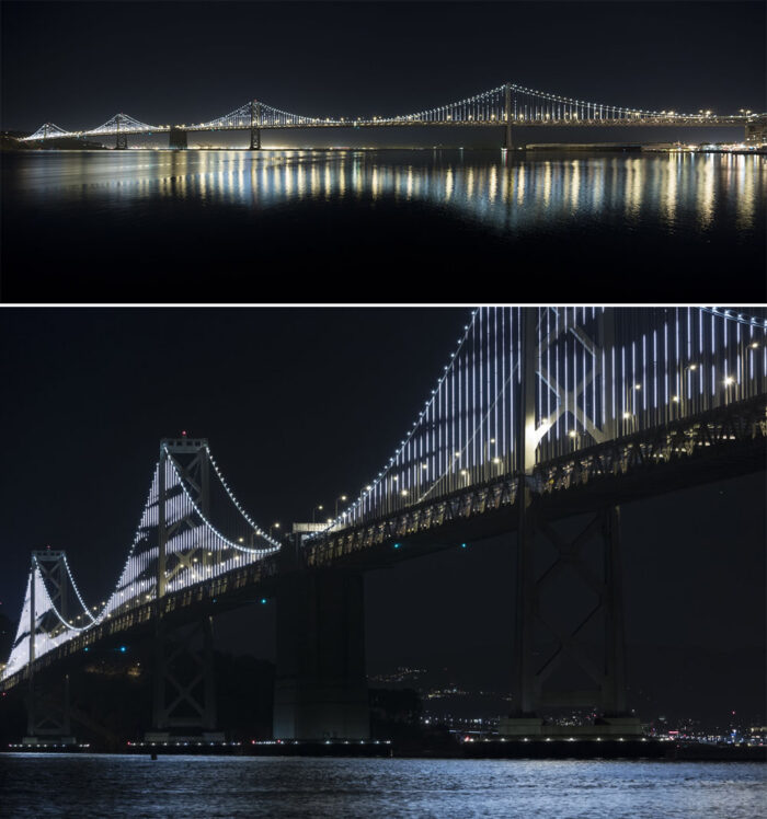 The Bay Lights LED installation on the Bay Bridge photo 1