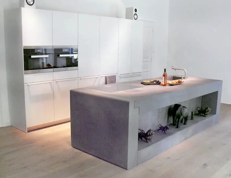 DADE Design concrete kitchen island