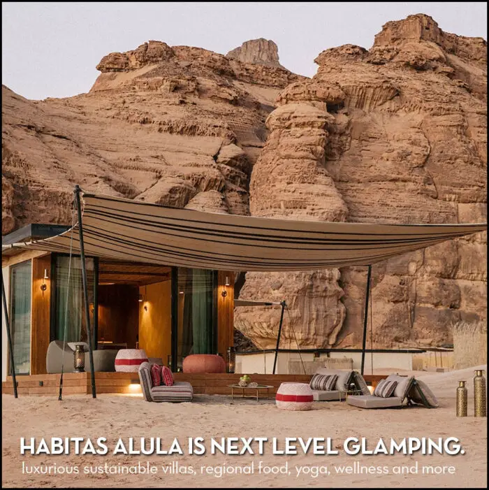 Read more about the article Next Level Glamping in Saudi Arabia. Habitas AlUla.