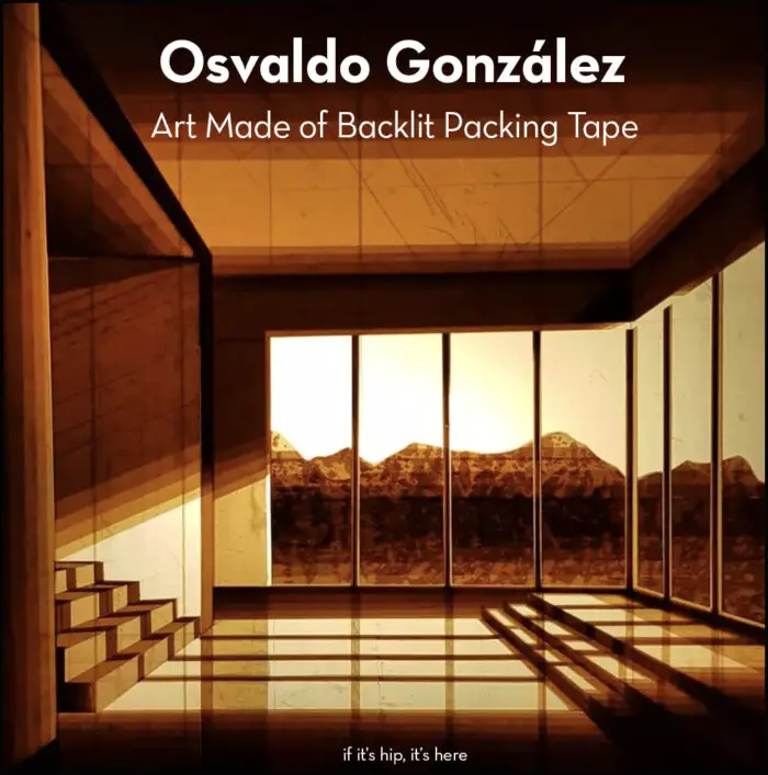 Read more about the article Osvaldo González Explores Light in Architecture With Backlit Packing Tape