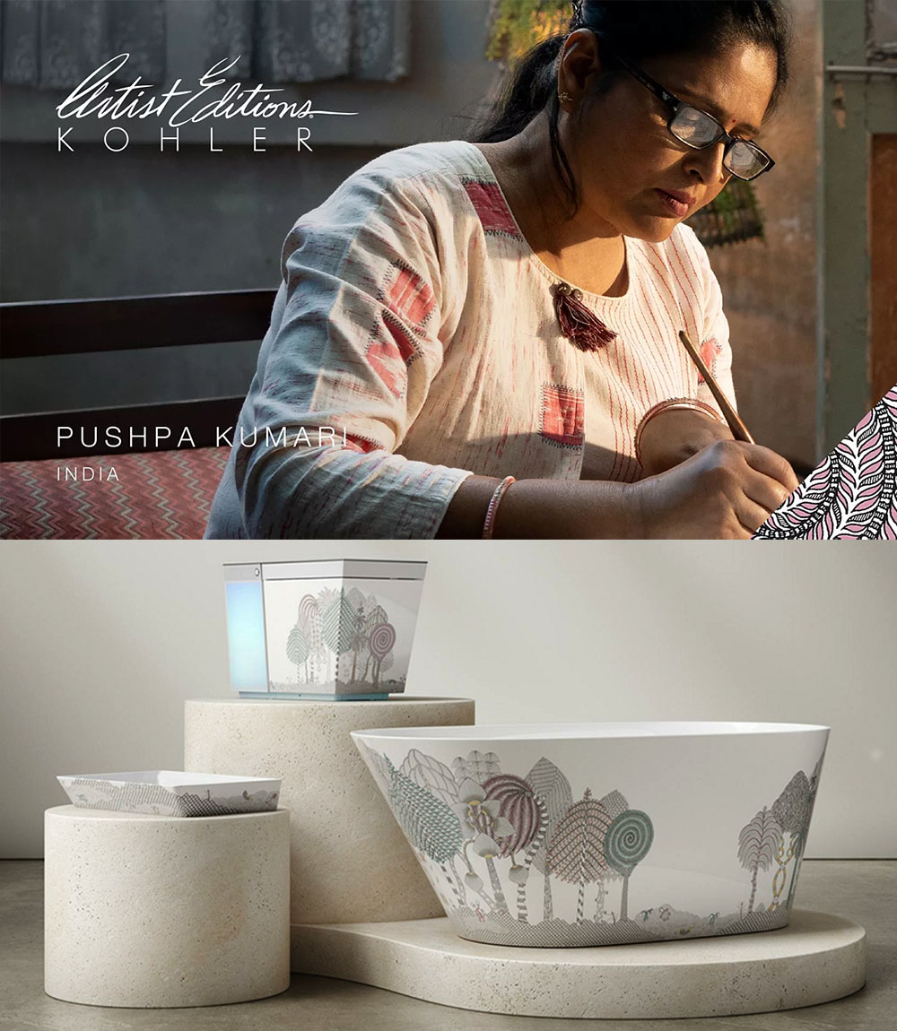 KOHLER Artist Editions Aranya by Pushpa Kumari