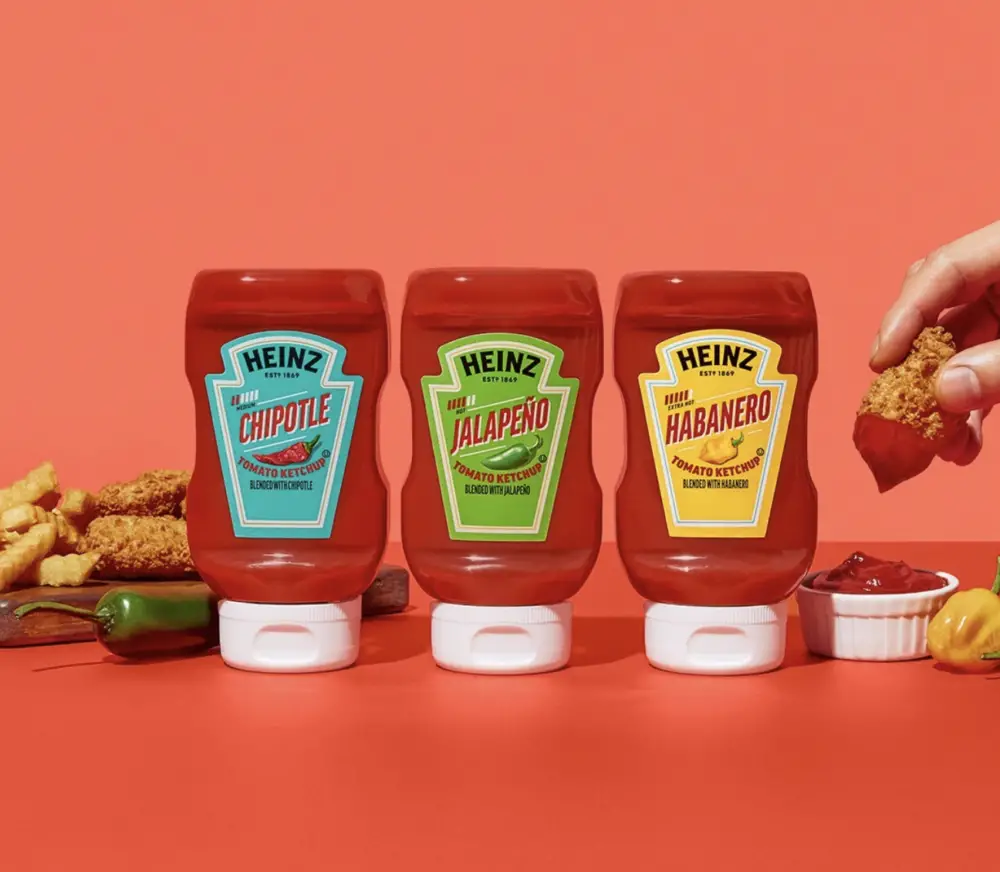 heinz spicy ketchups