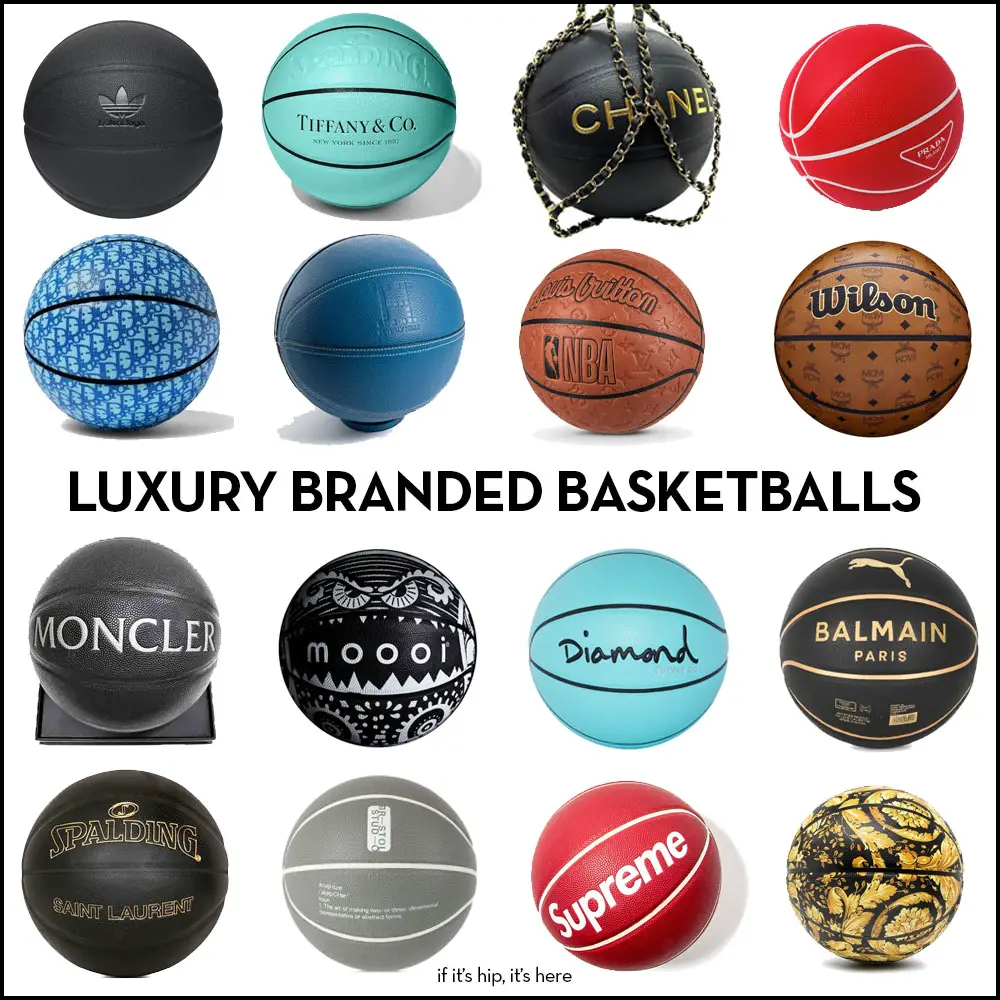 luxury branded basketballs hero