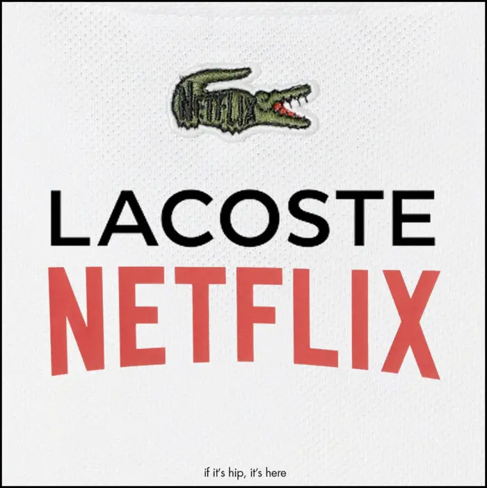 Read more about the article The Lacoste X Netflix Collection Polo Shirts With Character Crocodiles Are Amazing.