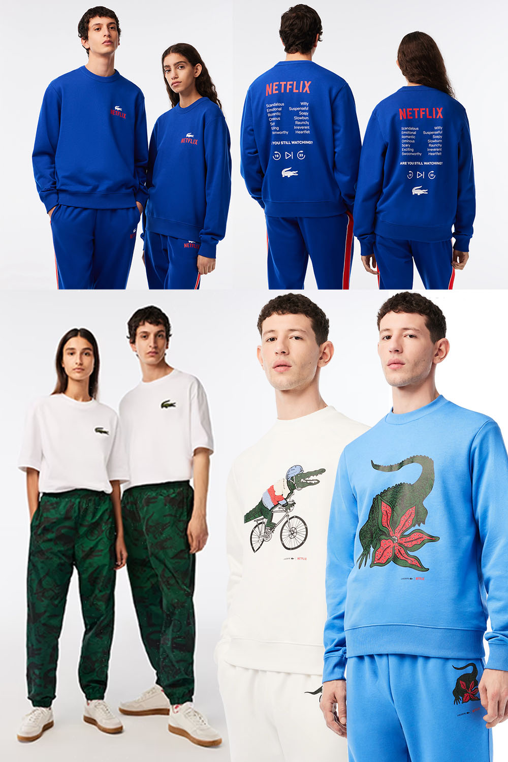 netflix x lacoste sweats and sweatshirts ganged 1