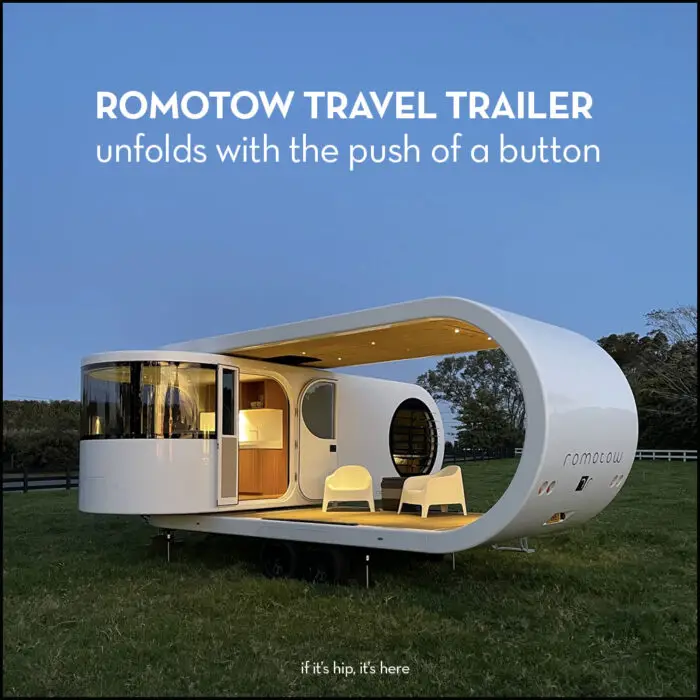 Read more about the article The ROMOTOW Travel Trailer Unfolds With The Push Of A Button