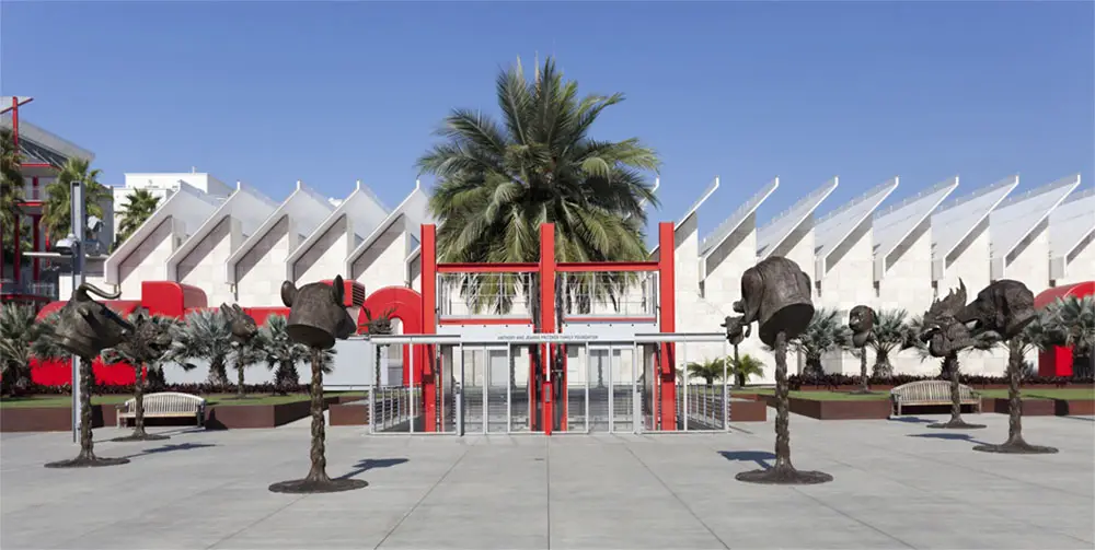 The Circle of Animals / Zodiac Heads installation at LACMA, 2022