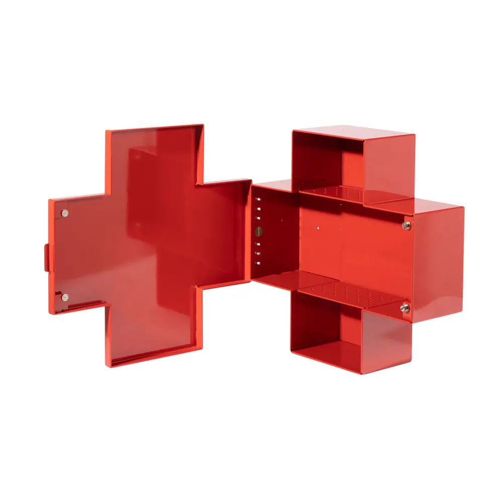cross-shaped first aid box