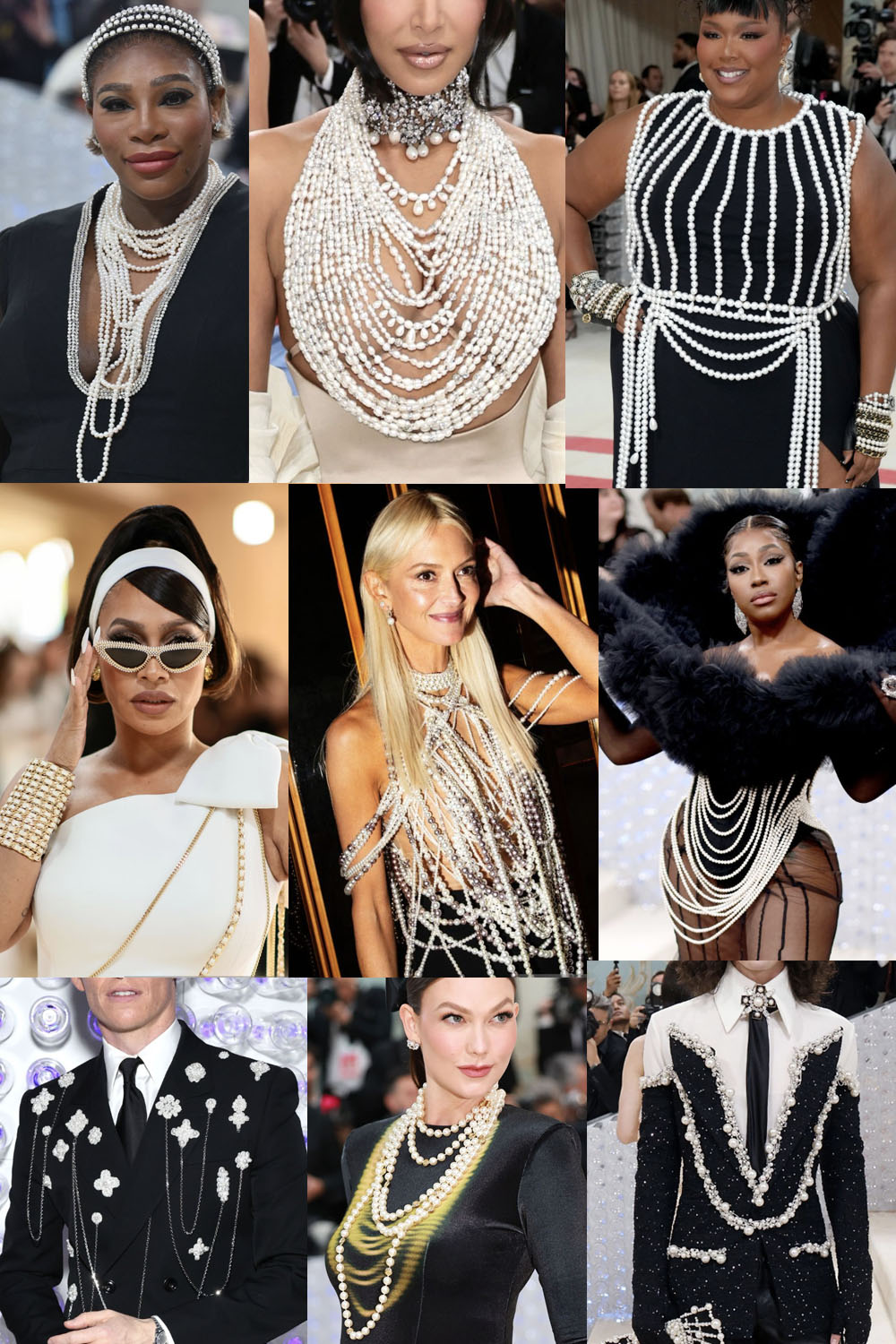 Pearls Met Gala Honors Karl Lagerfeld