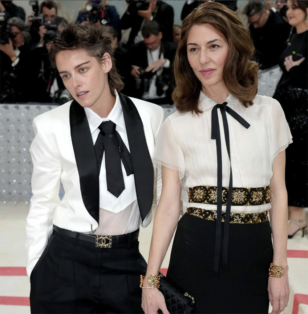 Kristen Stewart and Sofia Coppola met gala 2023
