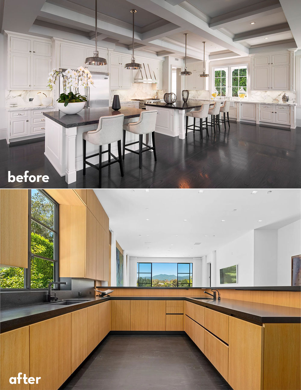 kitchen before and after redesign
