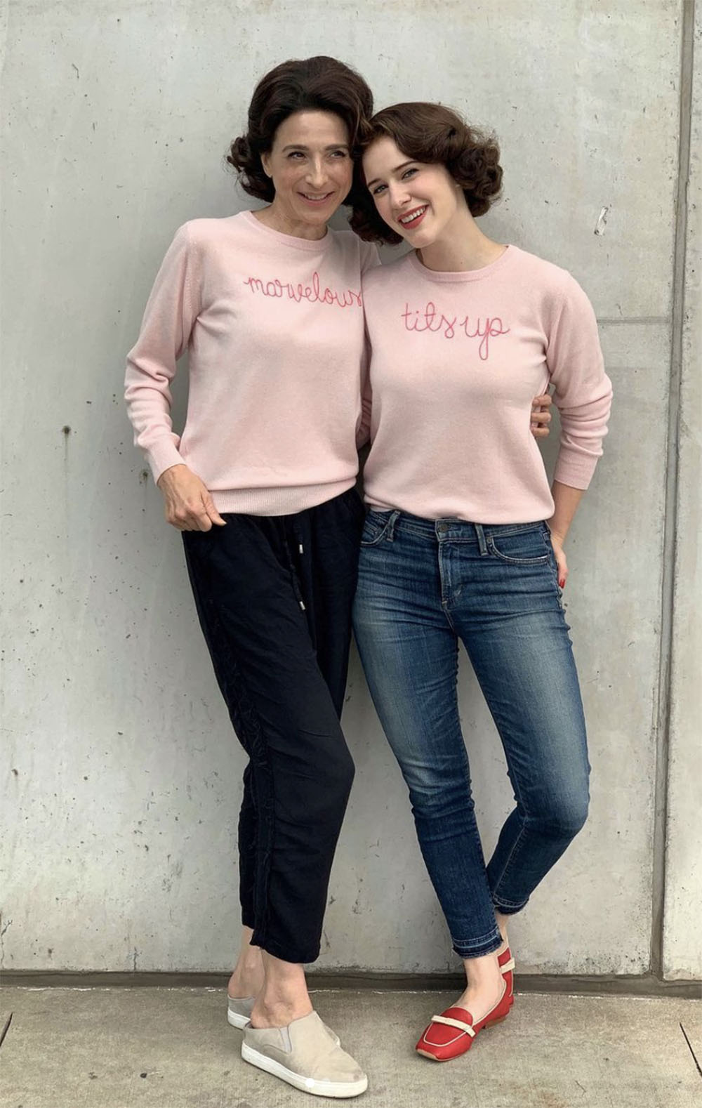 Marin Hinkle and Rachel Brosnahan