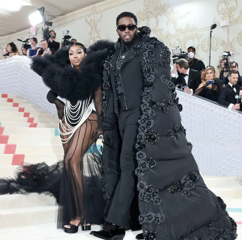 Yung Miami and Sean Combs met gala