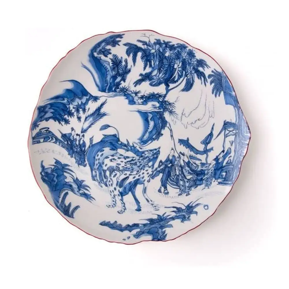 Seletti Classics on Acid Blue Chinoiserie