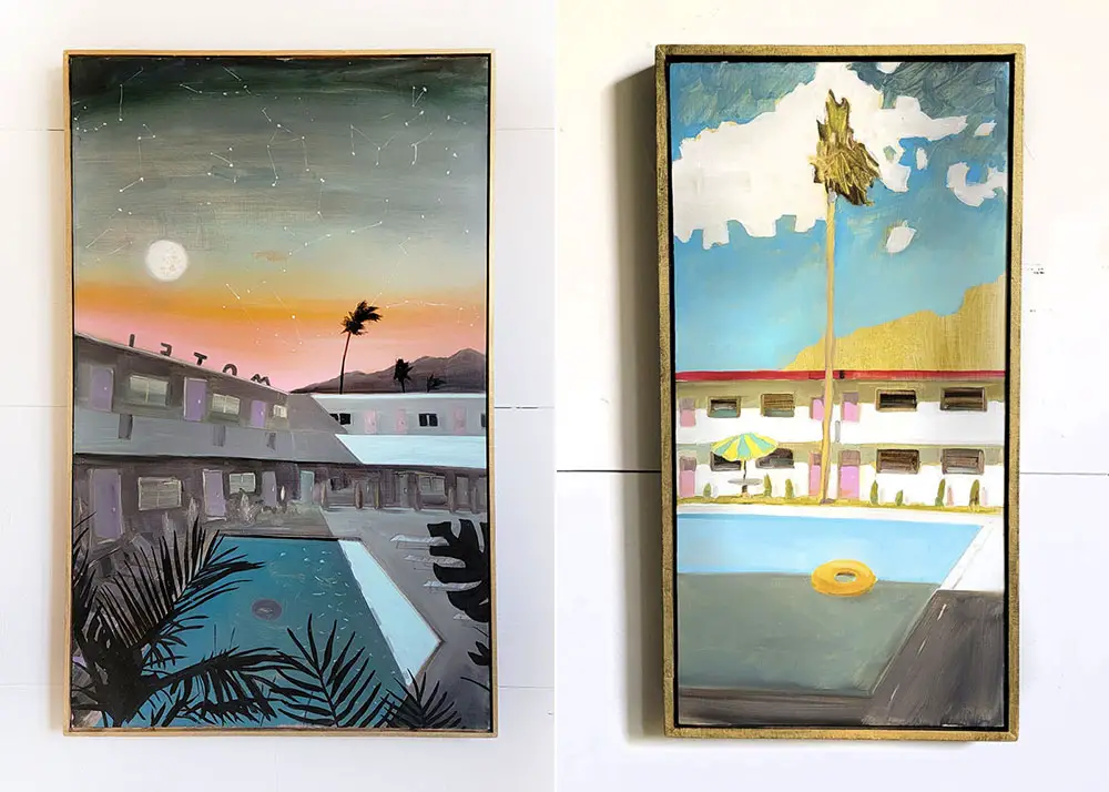 paintings of motels