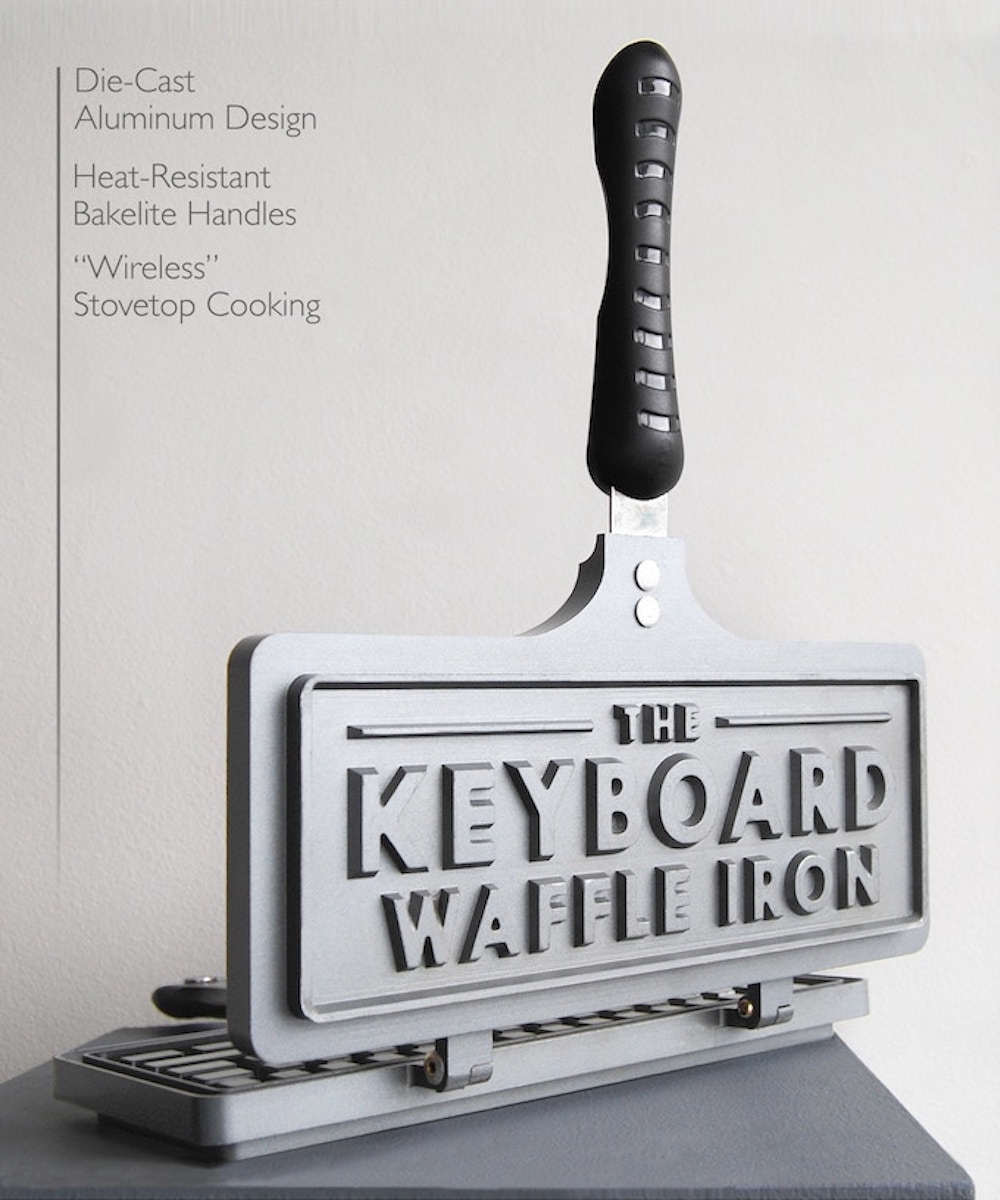 priginal keyboard waffle iron
