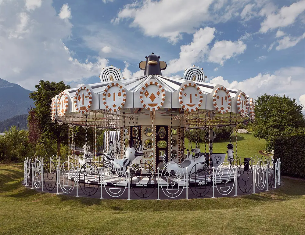 jaime hayon crystallized carousel at swarovski