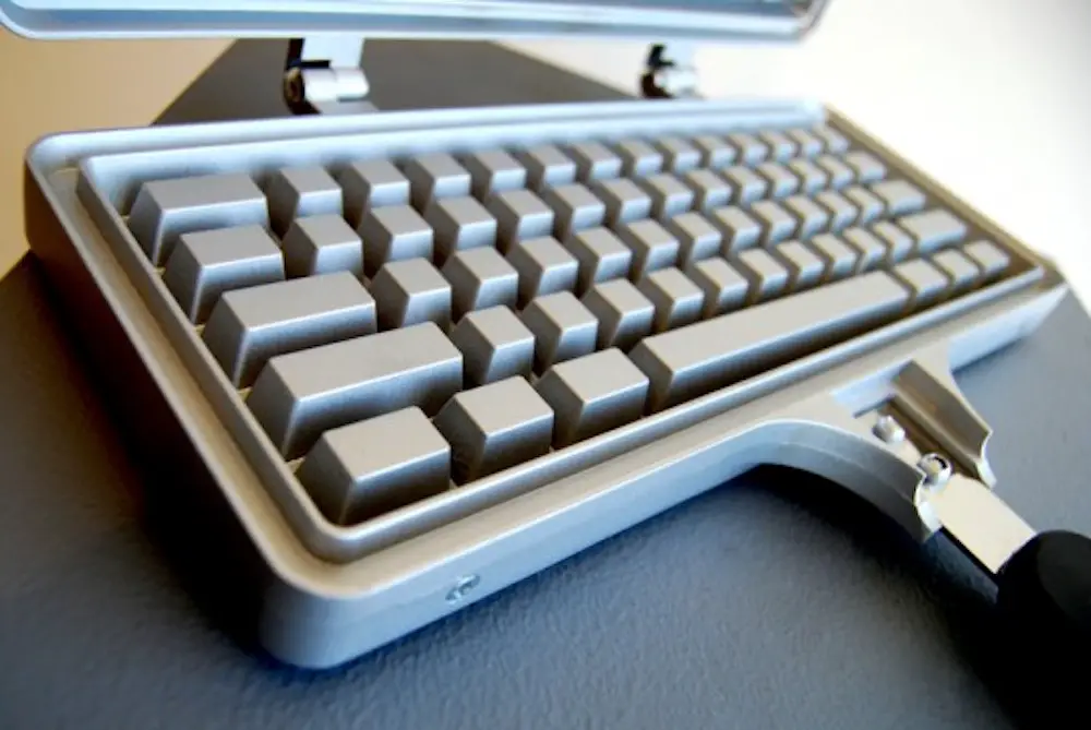 keyboard as waffle iron