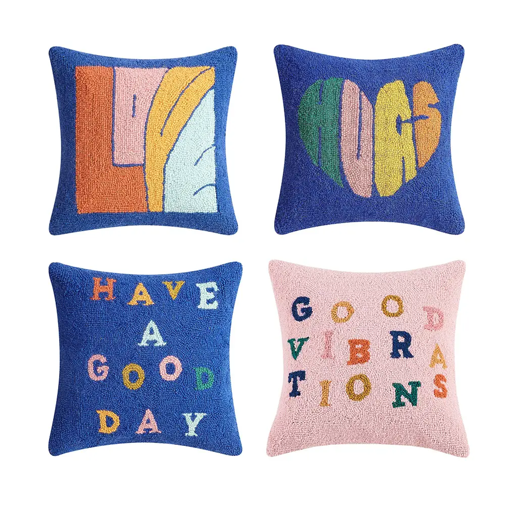 positive message throw pillows