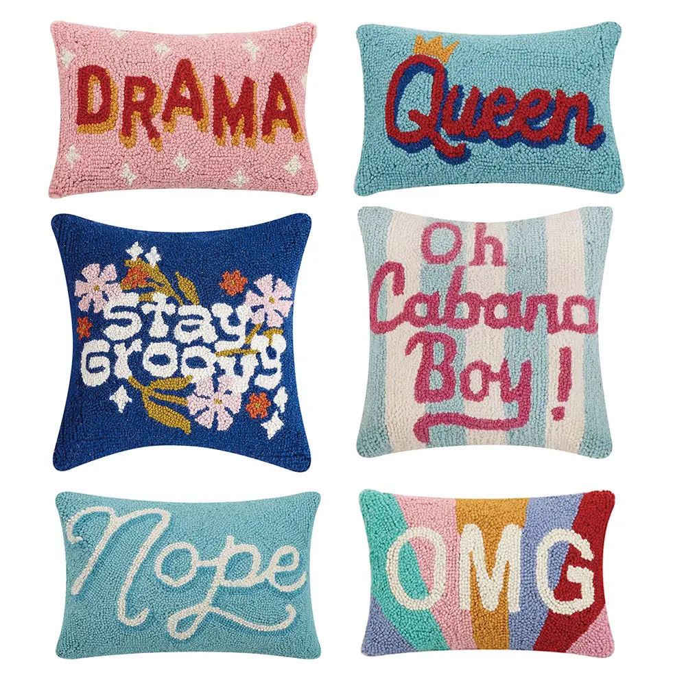 funny throw pillows