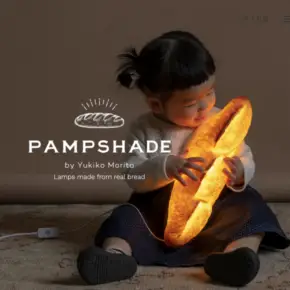 Bread Lovers Will Eat These Up! Pampshade Loaf Lights Made from Real Bread.