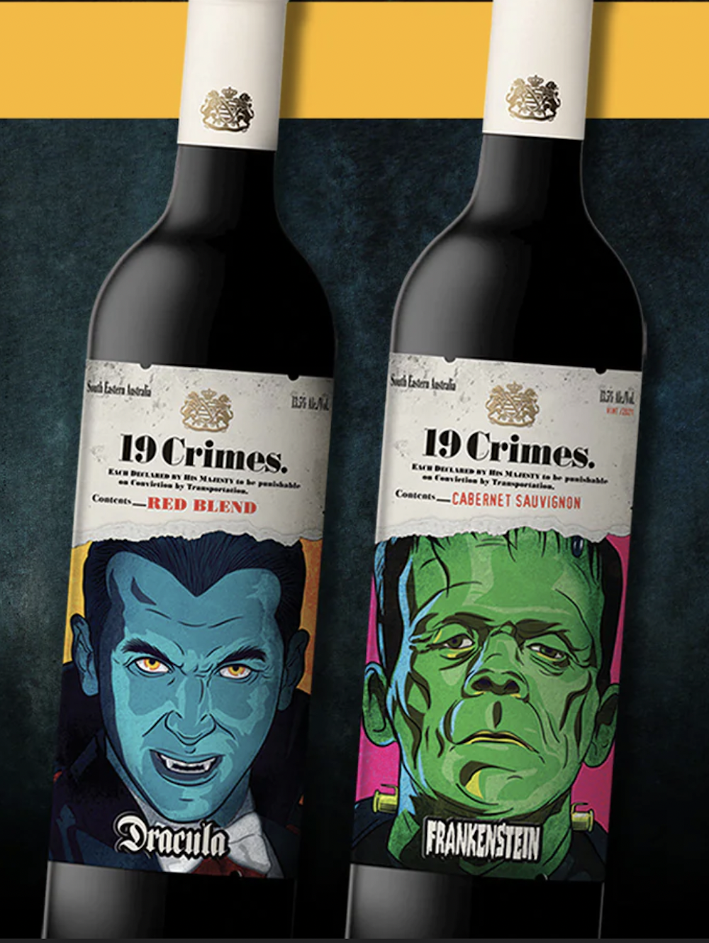 glow in the dark monster wines