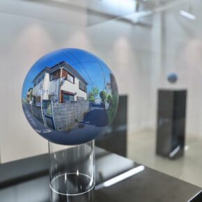 Flatballs by Daisuke Samejima are Hand-Painted Spherical Urbanscapes of Japan.