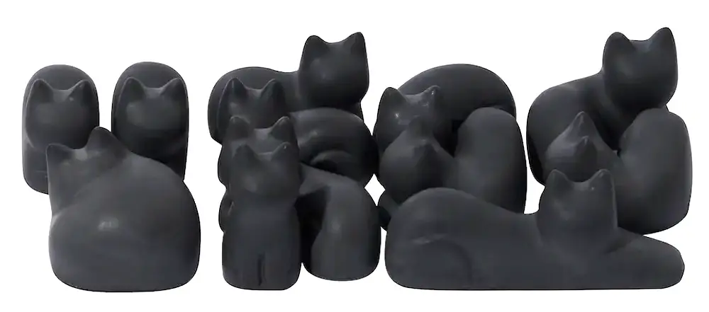 black cat game pieces