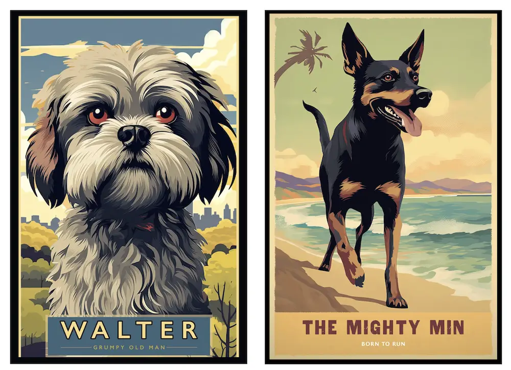 Jim Henderson dog posters