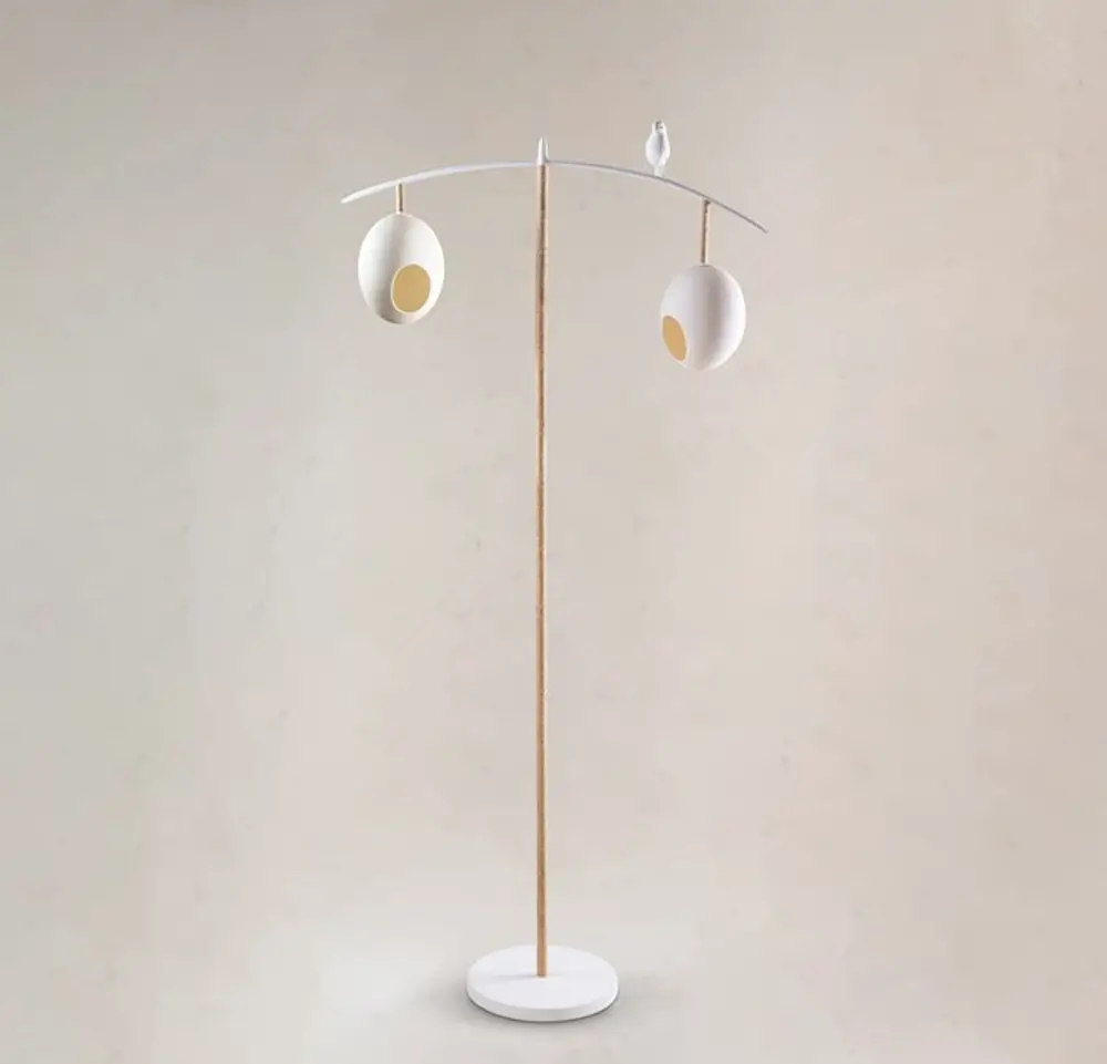 Sunny Robin floor lamp in white