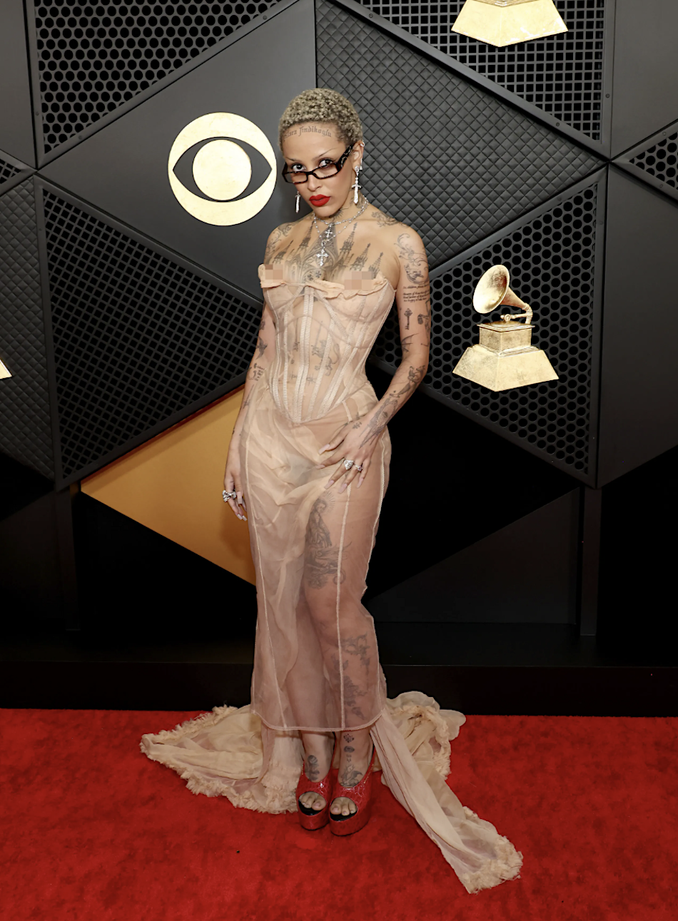 Doja Cat was the definition of a Hot Mess at the 66th Grammys