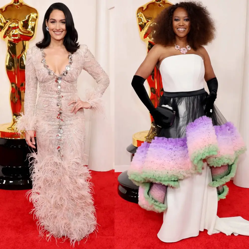 Two of the worst gowns seen on the red carpet on Sunday March 10th