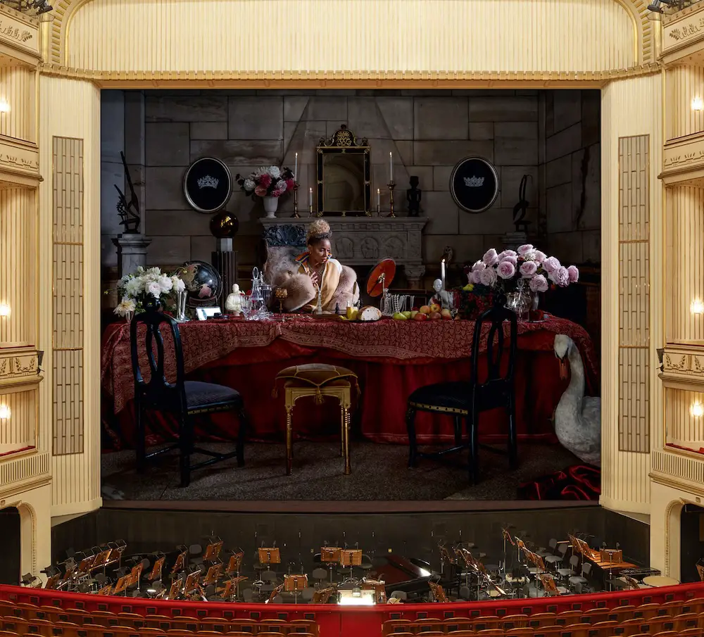 Carrie Mae Weems, Queen B (Mary J. Blige), 2020 Safety Curtain