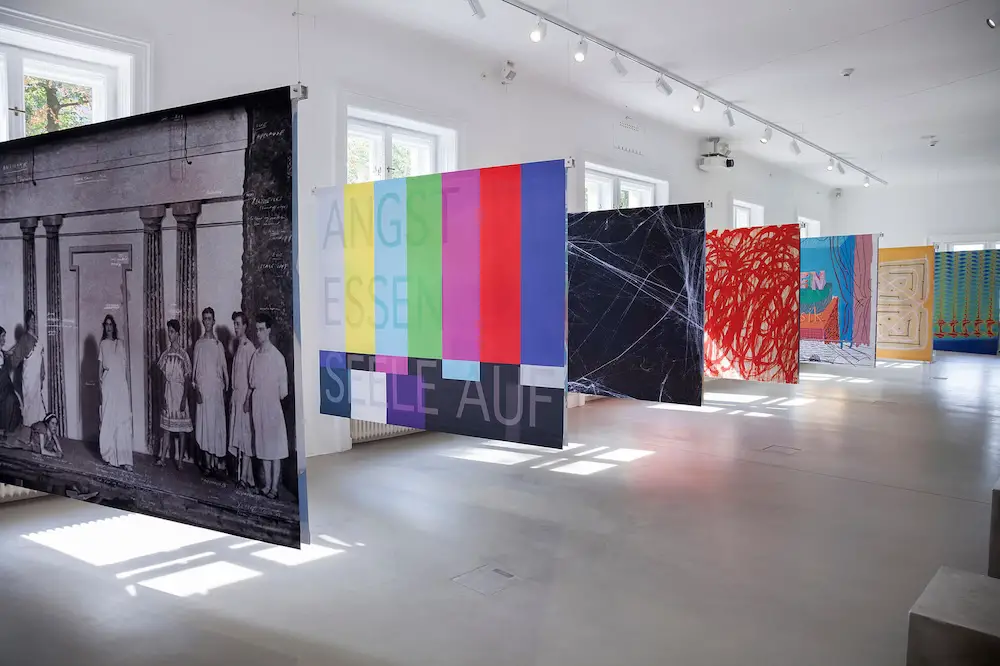 Exhibition "Curtain – Vorhang", museum in progress, Bildraum Bodensee, 2018 Photo: Harald Gmeiner