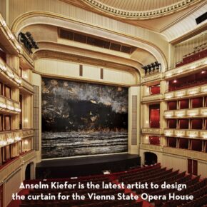 Vienna State Opera Unveils Their Latest Safety Curtain by Artist Anselm Kiefer
