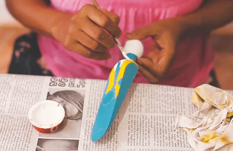 painting doorstops