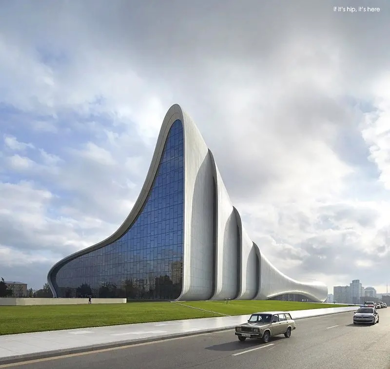 Heydar Aliyev Center in Baku, Azerbaijan, designed by Zaha Hadid