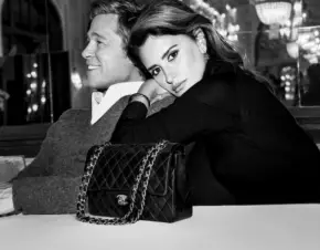 Ménàge a Trois: Brad Pitt, Penelope Cruz and a Chanel Handbag