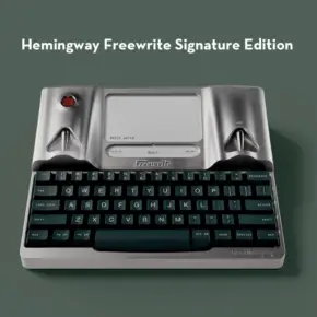 The Hemingway Freewrite Signature Edition Smart Typewriter