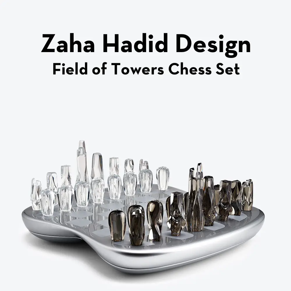 zaha hadid chess set