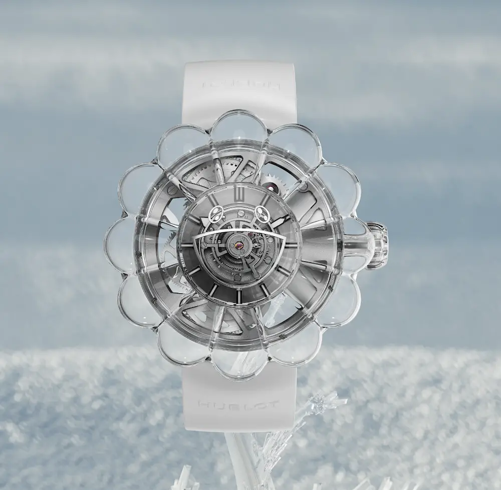 murakami hublot flower tourbillon watch