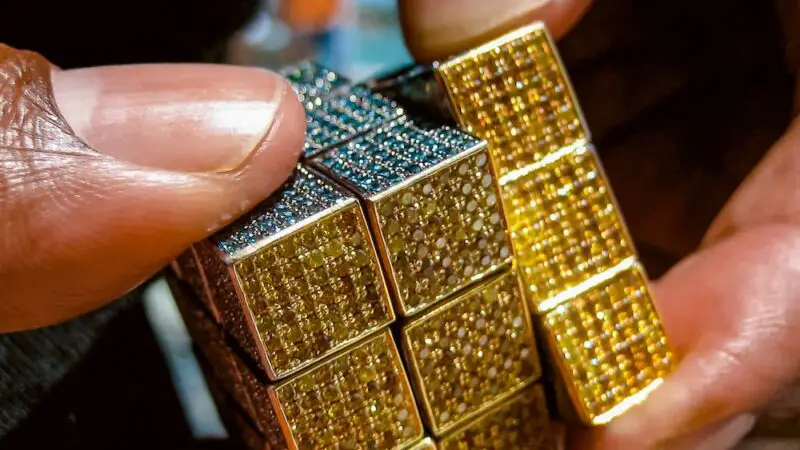 pharrells diamond rubik cube cu