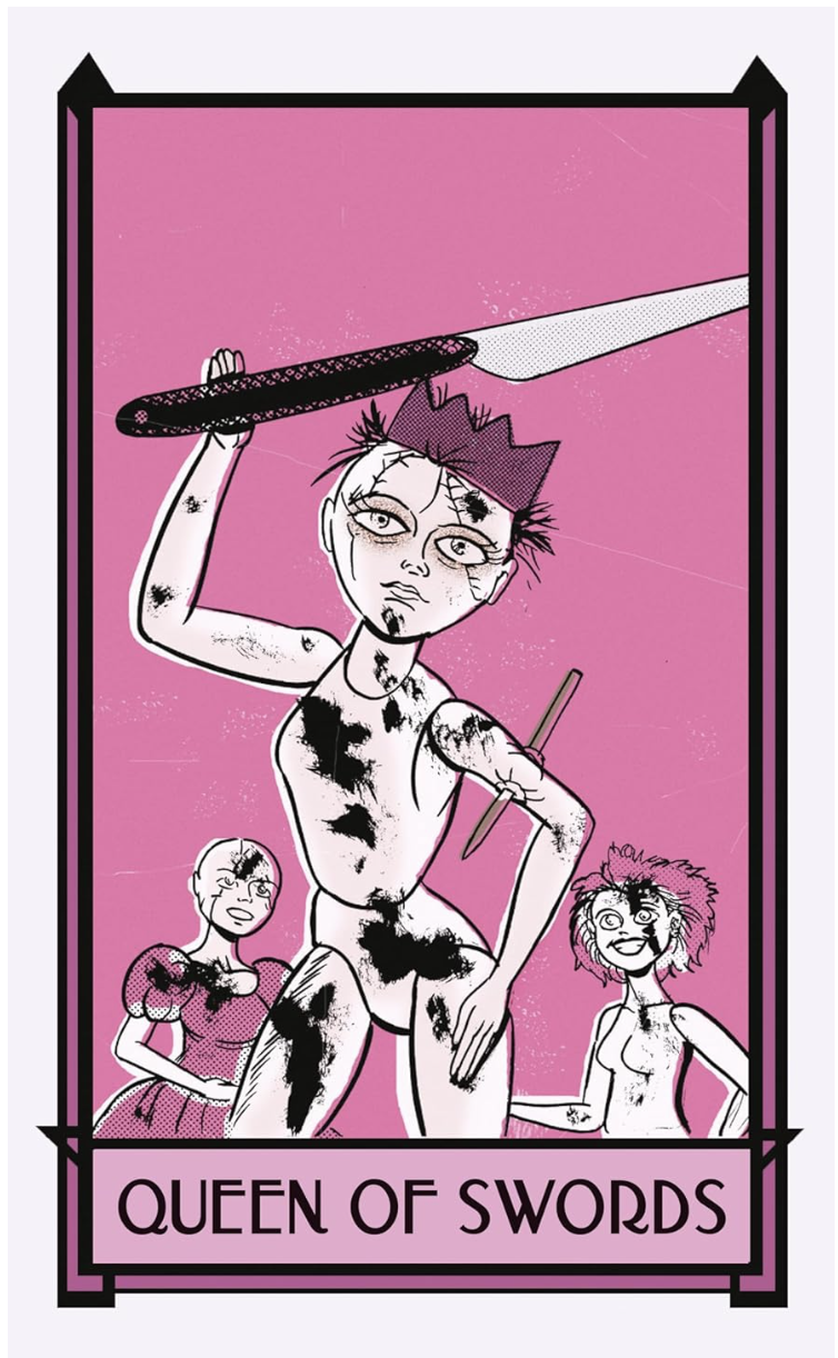 The Queen of Swords card