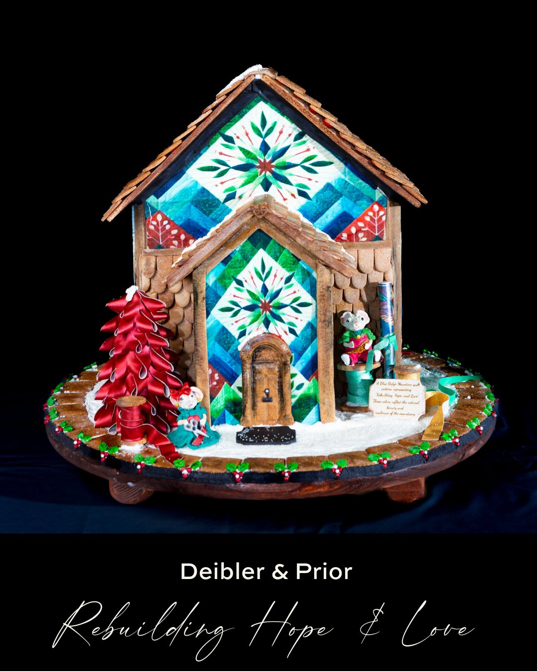 Deibler & Prior gingerbread house